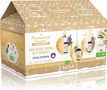 Un coffret d'aromathérapie